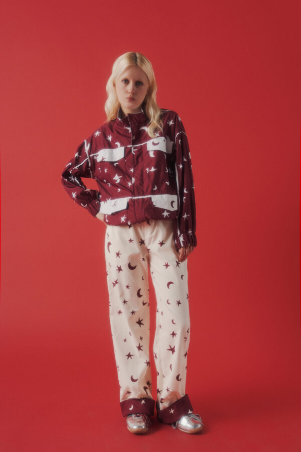 Red Moonshine Hem Pant