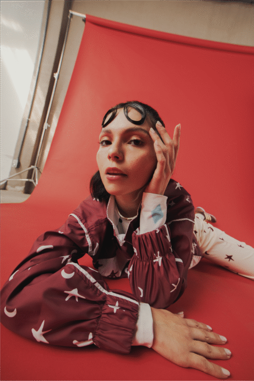 Red Moonshine Polyester Jacket