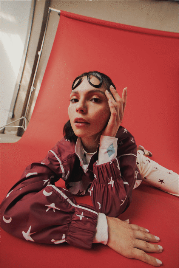 Red Moonshine Polyester Jacket - Imagen 2