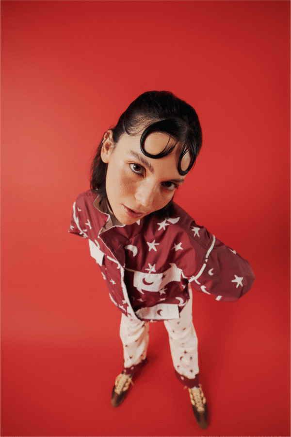 Red Moonshine Polyester Jacket