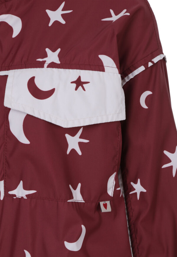 Red Moonshine Polyester Jacket - Imagen 5