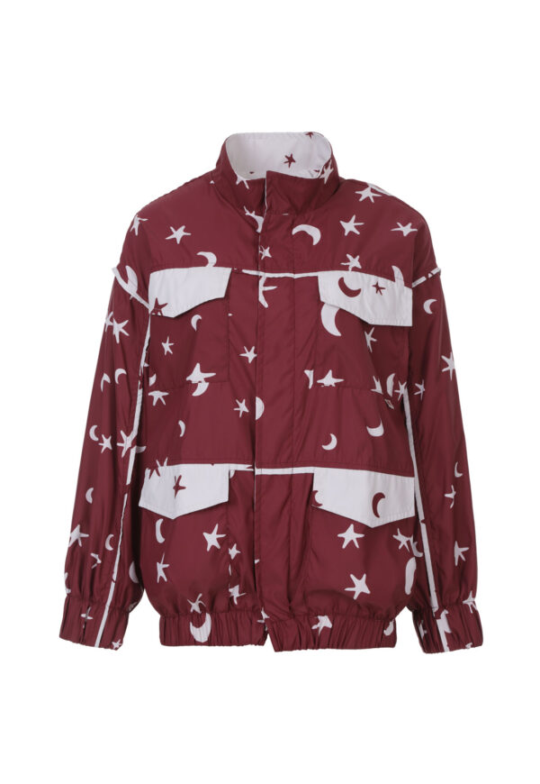 Red Moonshine Polyester Jacket - Imagen 4
